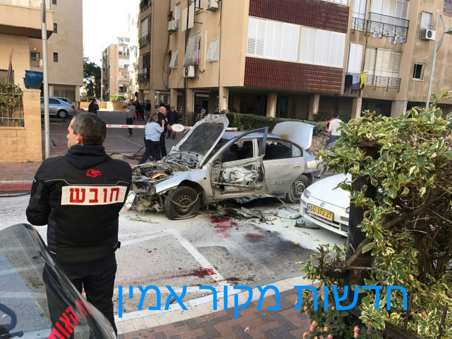     اصابة شخصين بجراح خطيرة بانفجار سيارة في مركز البلاد