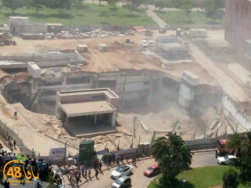 استمرار اعمال البحث عن 4 مفقودين تحت انقاض المبنى في تل أبيب