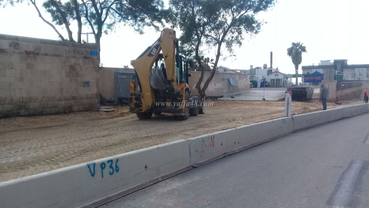  فيديو: بسبب أعمال صيانة وترميم - إغلاق مصف السيارات التابع لمسجد الجبلية بيافا