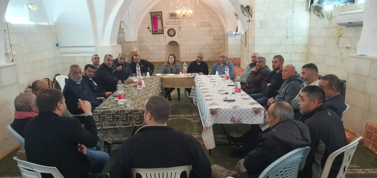  لقاء حول التخطيط الحضري لحي رمات اشكول في مدينة اللد 