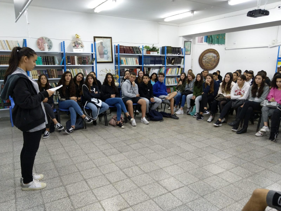  مشروع "خلاف ذلك" في مدرسة دار الحكمة الاعدادية بمدينة اللد