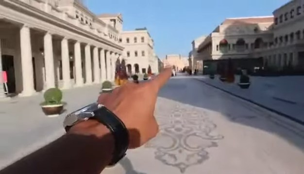 فيديو: “شارع مكيف” في قطر يثير ذهول المارة