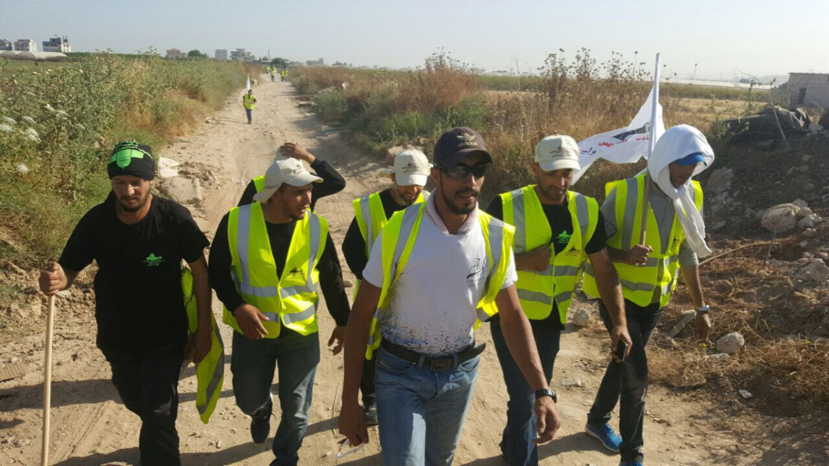  صور: مسيرة "من حيفا إلى الأقصى" في طريقها إلى مدينة اللد 