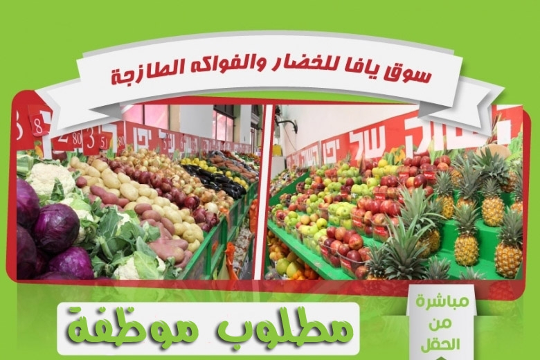  يافا: مطلوب سكرتيرة للعمل في سوق يافا للخضار والفواكه الطازجة