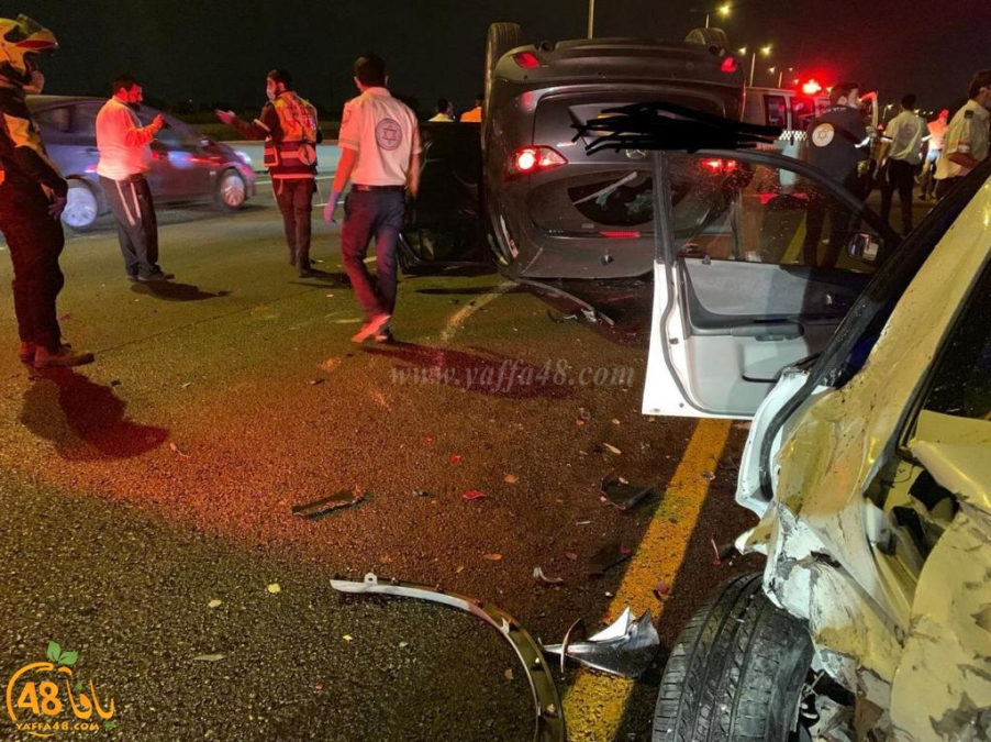  مصرع شاب بحادث طرق ذاتي وانقلاب مركبة قرب الرملة 