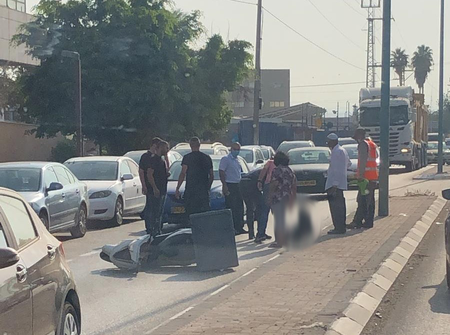  اللد: إصابة متوسطة لسيدة بحادث دهس قرب المنطقة الصناعية