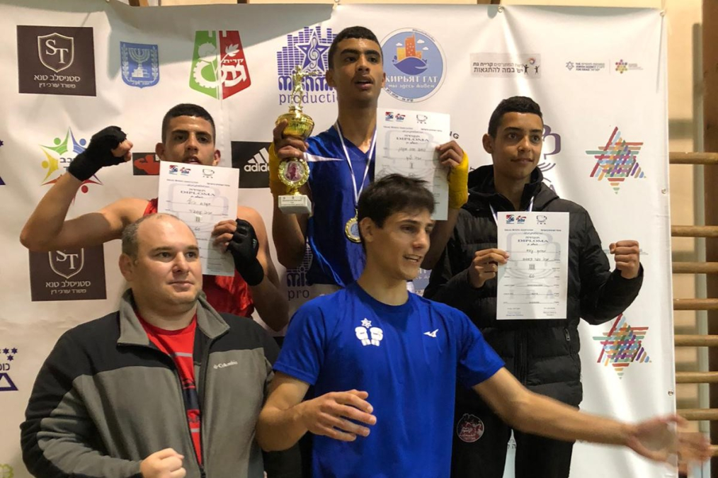 ابطال الملاكمة من اللد يحصدون المراتب الاولى في بطولة البلاد