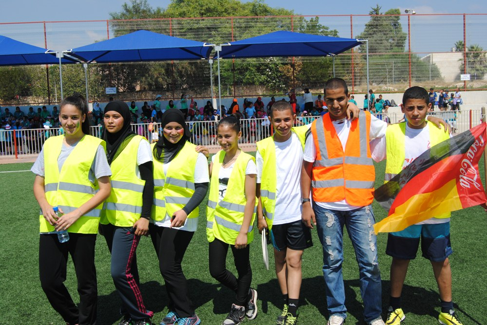 الرملة :الهدى الأهلية في يوم رياضي في مسبح عوفر الرياضي 