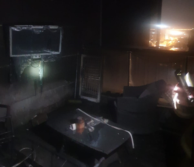 الرملة: حريق داخل شقة سكنية دون وقوع اصابات