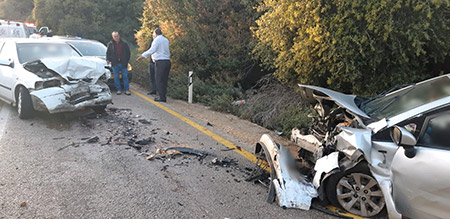 مصرع سيدتين واصابة آخرين في حادث طرق مروّع قرب عرابة