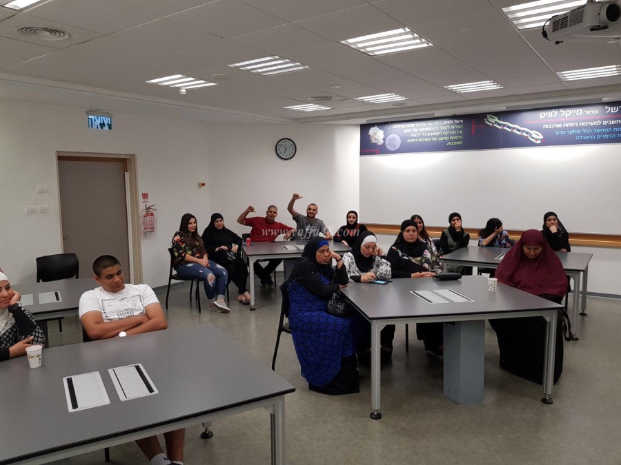 جولة  تعريفية لأهالي وطلاب فرع الكيمياء في مدرسة يافا المستقبل لمركز التعليم العلمي " خمدع " 