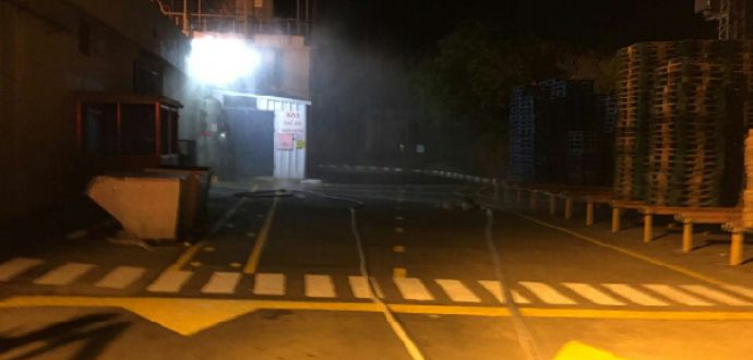 تسرب مادة الآمونيا من مصنع قرب نهاريا وإغلاق المنطقة المحيطة به