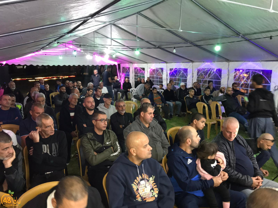 بالصور: خيمة الهدى تنظم أمسية دعوية في شارع مندس فرانس بيافا