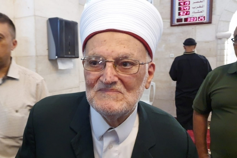 بدء محاكمة الشيخ عكرمة صبري في القدس بتهمة “التحريض”