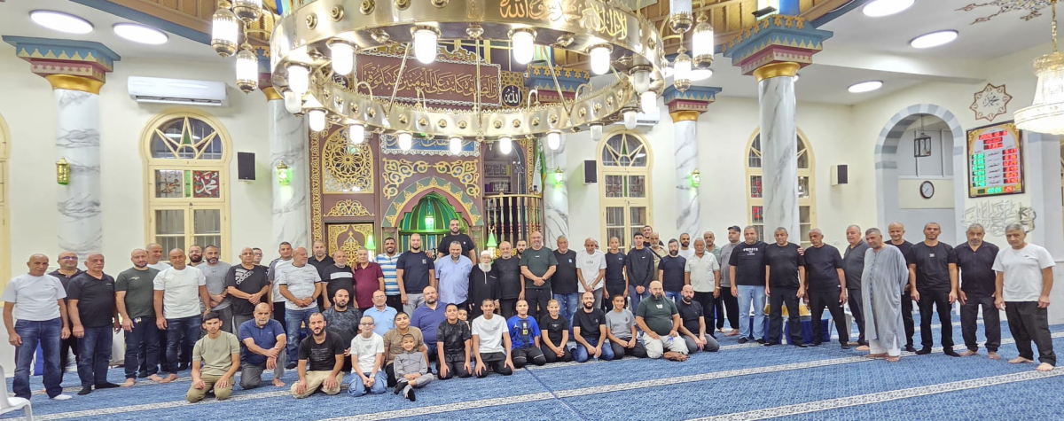 يافا: بالصور الشيخ علي الدنف يحل ضيفًا على مجالس الإيمان في مسجد النزهة