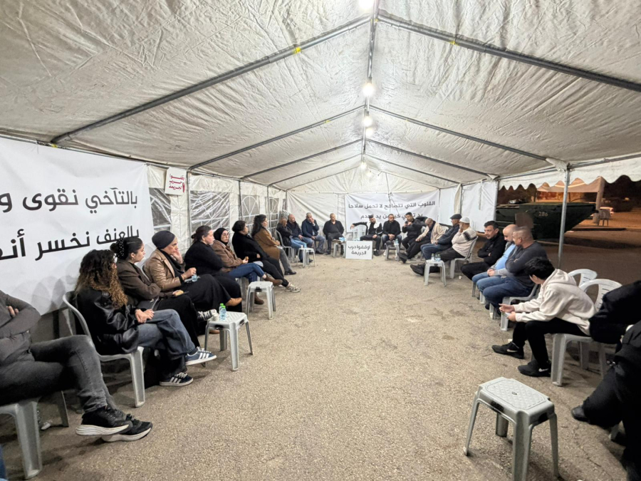 مواصلة فعاليات خيمة البقاء في اللد ضد العنف والجريمة المنظمة