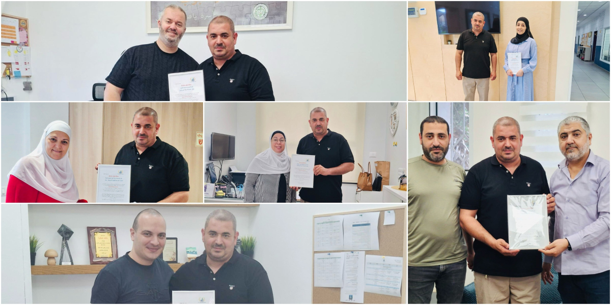 جمعية يافا للإغاثة الإنسانية تكرم مديري المدارس تقديراً لتعاونهم في إنجاح مشاريع الجمعية