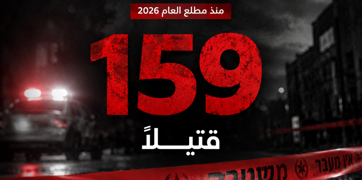 159 قتيلًا في المجتمع العربي منذ مطلع العام بجرائم العنف