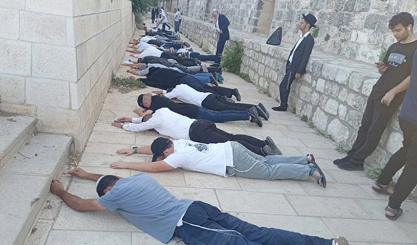 جماعات الهيكل تحشد لإقامة طقوس تلمودية عند باب الرحمة با...
