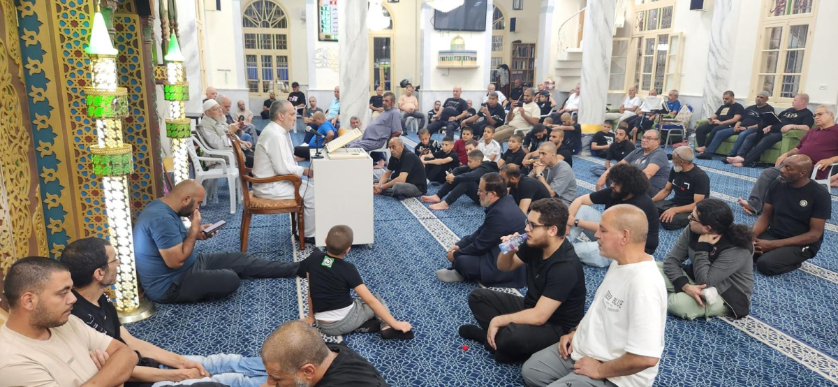 يافا: بالصور الشيخ الدكتور إياد عامر يحل ضيفًا على مجالس الإيمان في مسجد النزهة