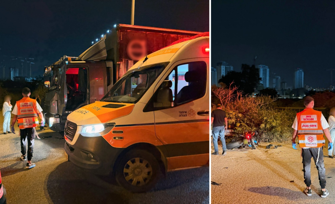إصابة خطيرة لسائق دراجة نارية في حادث قرب الرملة