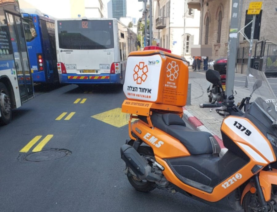 إصابة شخصين اثر تعرضها لحادث دهس في تل ابيب 