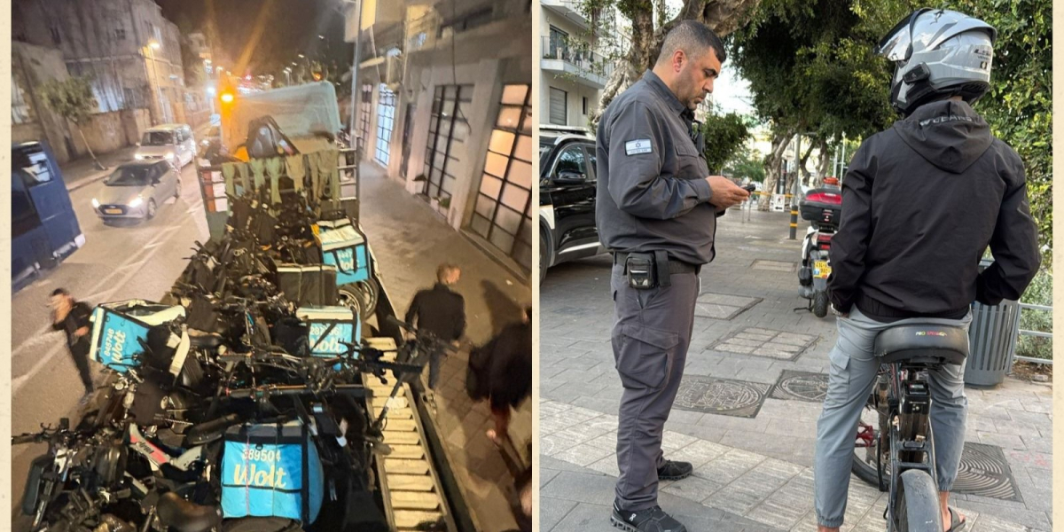 يافا: مصادرة 42 دراجة كهربائية في المدينة ضمن حملة شرطية