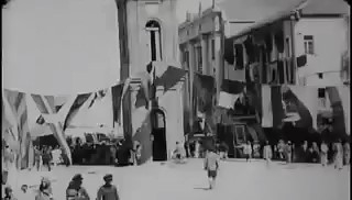 أيام نكبة| فيديو نادر جداً يوثق دوار الساعة وبرج الساعة...
