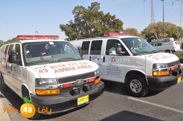 إصابة متوسطة لشاب اثر انقلاب مركبة قرب اللد