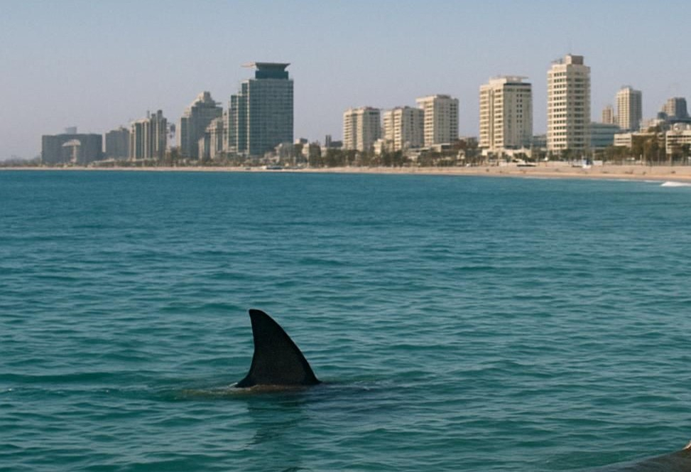 إغلاق شواطئ يافا بعد ظهور سمكة قرش