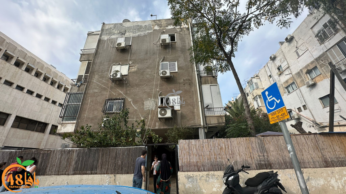 يافا: إخلاء 17 عائلة من مبنى في حي النزهة بعد تصنيفه "خطرًا على السكان"