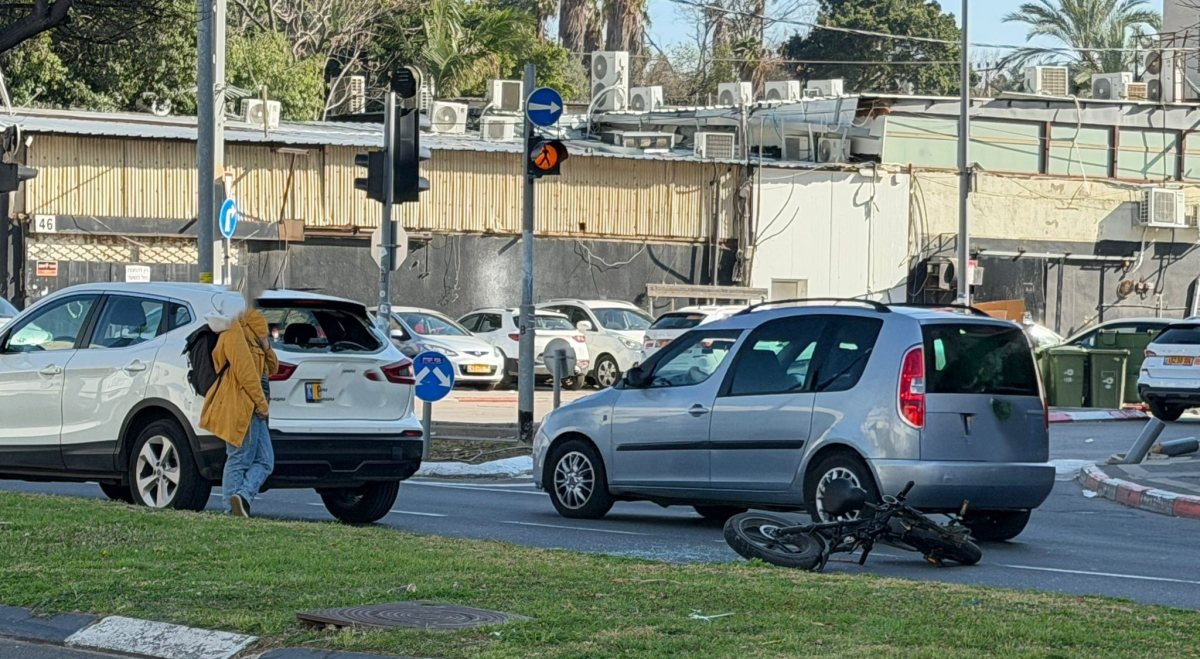 يافا: إصابة طفيفة لراكب دراجة كهربائية بحادث دهس