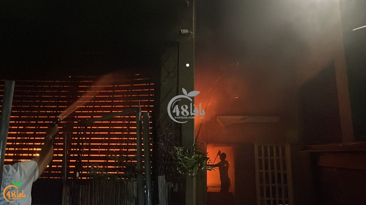 يافا: حريق في شقة سكنية  والاطفائية تهرع للمكان