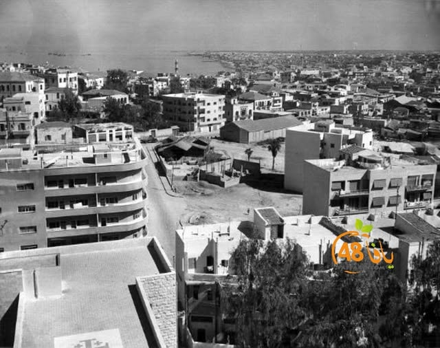 صورة نادرة توثّق شارع الملك فيصل في يافا عام 1942 وتكشف ملامح حضارتها المعمارية