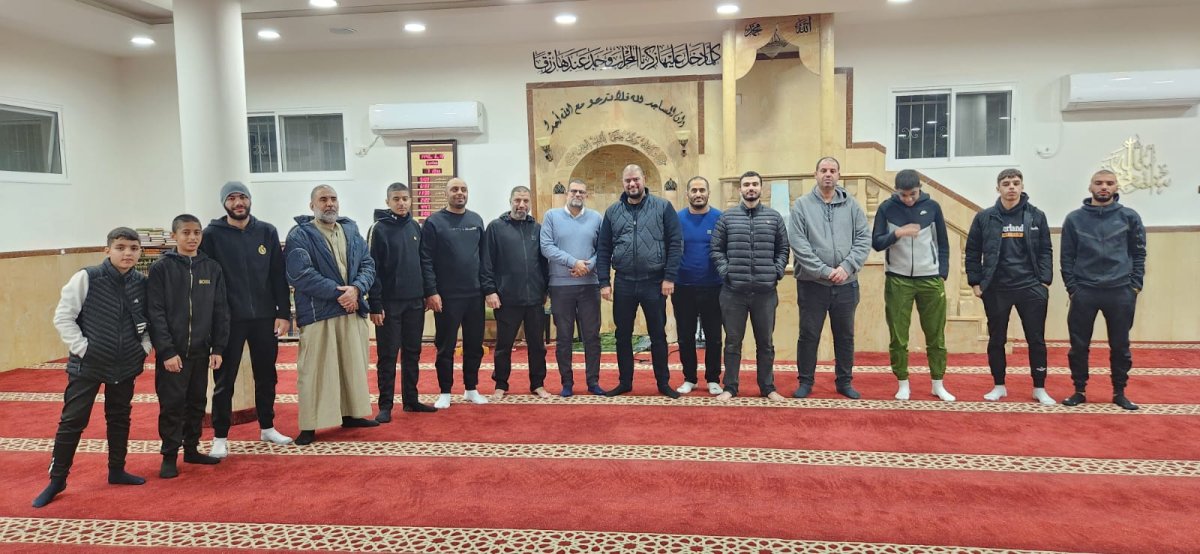 يافا: بالصور الشيخ إبراهيم سلامة يحل ضيفًا على مجالس النور في مسجد العجمي