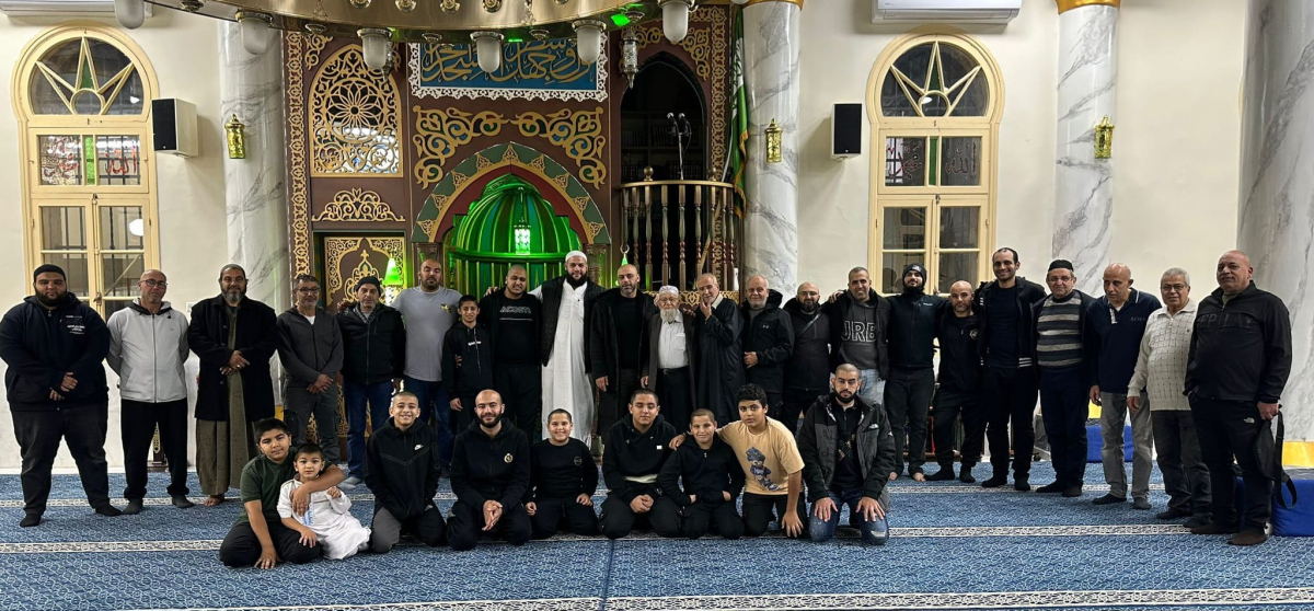 يافا: بالصور الشيخ أحمد أبو لسان يحلُّ ضيفًا على مجالس الإيمان في مسجد النزهة