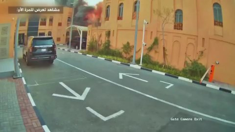 مشاهد تُعرض لأول مرة لاستهداف قادة حماس في الدوحة
