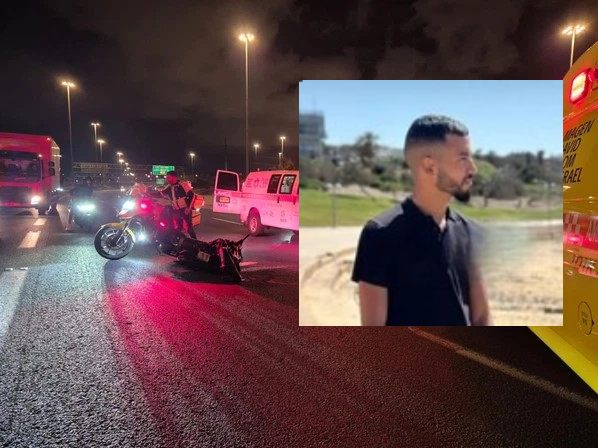 مصرع الشاب سليمان أبو غانم من اللد بحادث طرق على شارع 431 