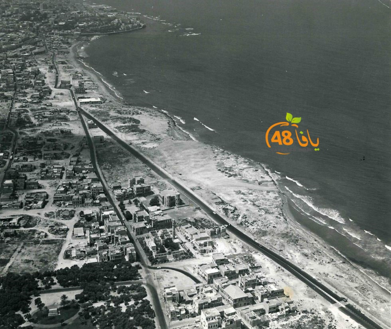 صورة نادرة جدا لحي المنشية بيافا عام 1956يحاكي مشاهد غزة اليوم