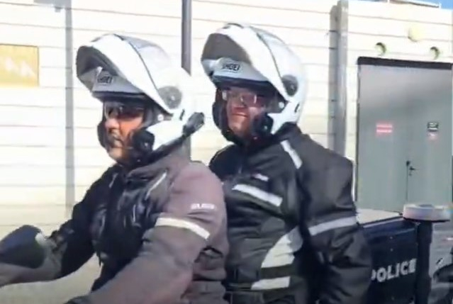 بن غفير ينضم إلى وحدة الدراجات النارية في شرطة المرور