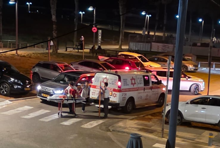 يافا إصابة متوسطة لشاب بحادث طرق
