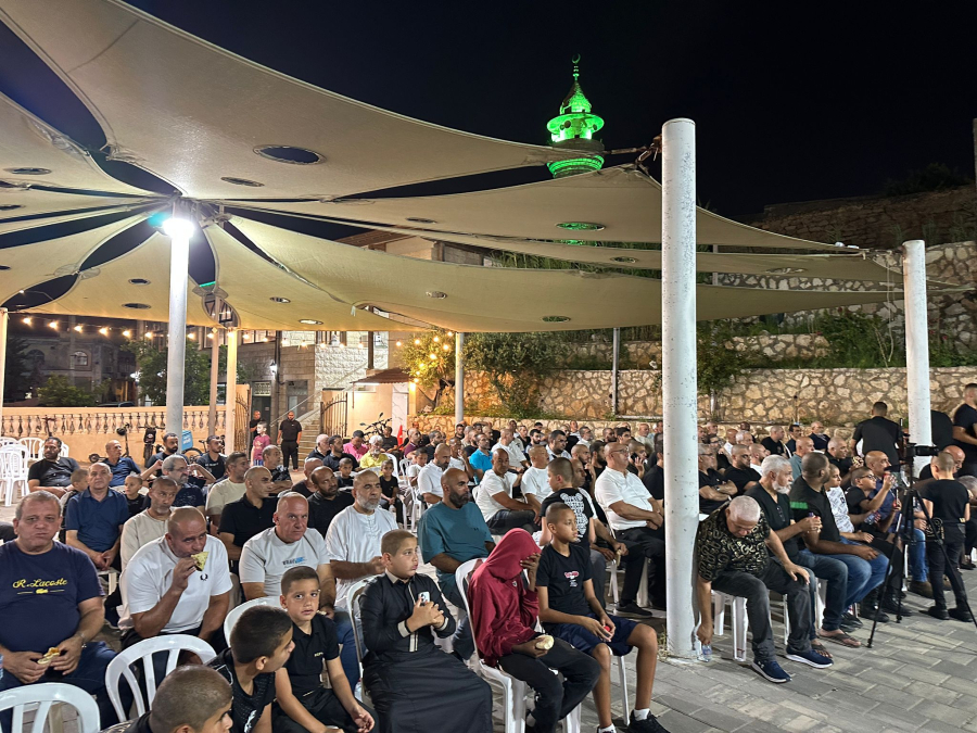 يافا: بالصور مشاركة واسعة في مهرجان مولد النور بساحة مسجد العجمي