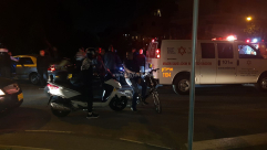  يافا: إصابة خطرة لراكب دراجة نارية بحادث طرق