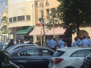  بالصور: انتشار مكثّف للشرطة في يافا عشية اقامة صلاة الجمعة في حديقة العجمي 