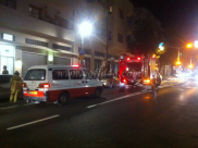  يافا: حريق في مدخل احدى البنايات السكنية في شارع يهودا هيميت دون اصابات