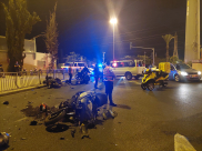  فجر اليوم: اصابة شخصين بحادث طرق بين دراجتين جنوب يافا 