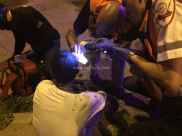 بالفيديو: إصابة متوسطة لشاب بعملية طعن على خلفية شجار في الرملة 