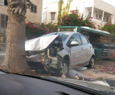 صور: اصابة طفيفة لسيدتين بحادث طرق ذاتي في يافا