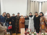 تكريم الممرضة "مريم الزيناتي وحواح" من قبل المركز الجماهيري شيكاغو اللد