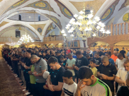 بالصلاة والدعاء - إحياء ليلة القدر في مسجد يافا الكبير "المحمودية"